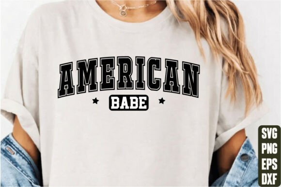 American Babe Graphics for T-Shirt Designs