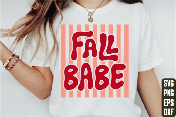 Fall Babe Graphics for T-Shirt Designs