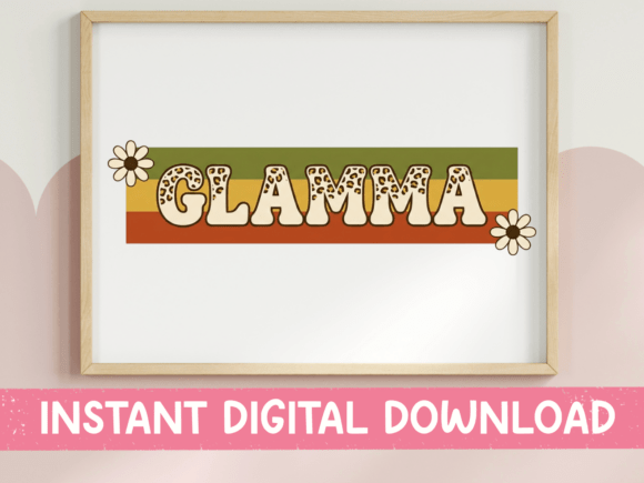 Glamma Retro Stripe SVG PNG