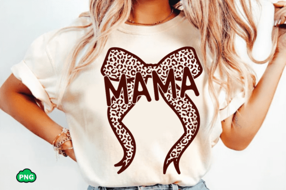 Mama Bow Svg, Graphics & T-Shirt Designs
