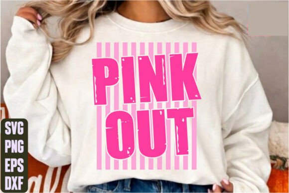 Pink Out Graphics for T-Shirt Designs