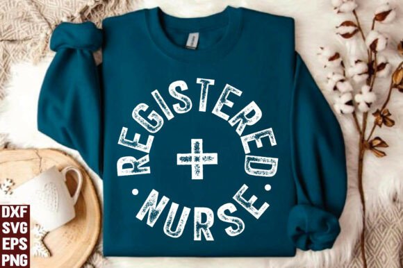 Registered Nurse Svg, RN Nurse Png Graphics