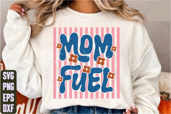 Retro Mom Fuel Graphics for T-Shirt Designs