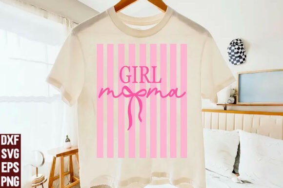 Striped Coquette Girl Mama SVG Graphics