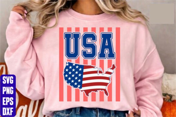 USA T-Shirt SVG: Graphics and T-Shirt Designs